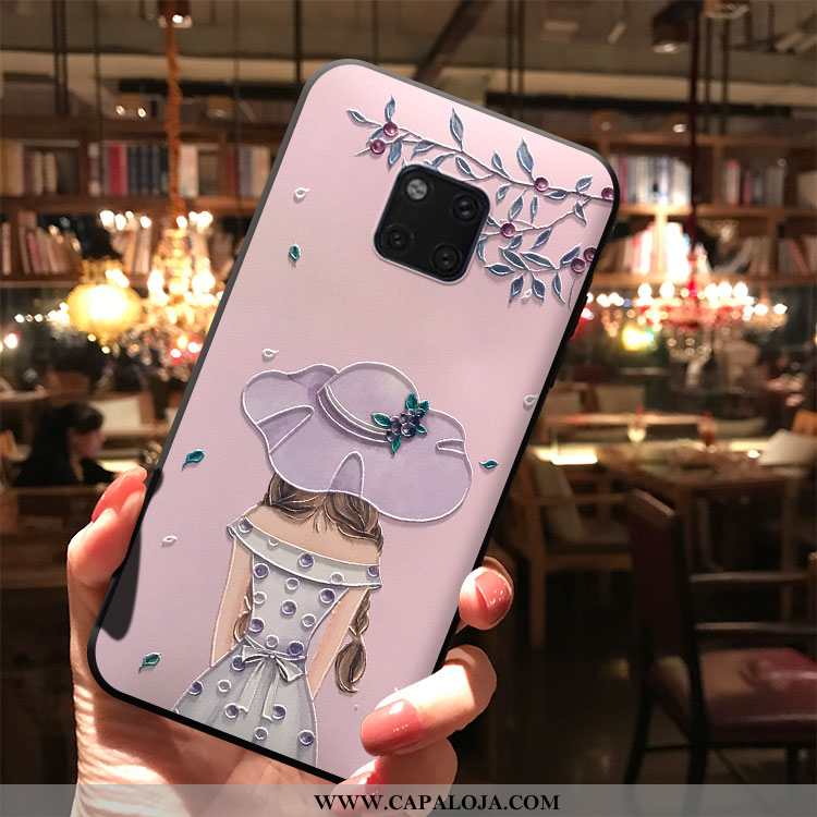 Capa Huawei Mate 20 Pro Fosco Capas Cases Pequena Branco, Huawei Mate 20 Pro Desenho Animado Barato