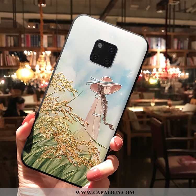 Capa Huawei Mate 20 Pro Fosco Capas Cases Pequena Branco, Huawei Mate 20 Pro Desenho Animado Barato