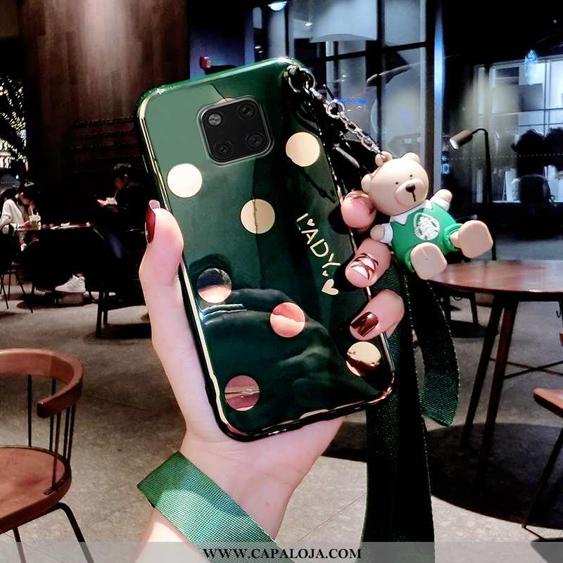 Capa Huawei Mate 20 Pro Personalizada Feminino Silicone Soft Verde, Capas Huawei Mate 20 Pro Criativ