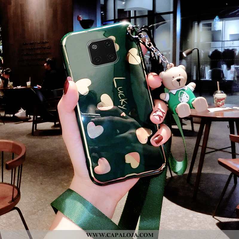 Capa Huawei Mate 20 Pro Personalizada Feminino Silicone Soft Verde, Capas Huawei Mate 20 Pro Criativ