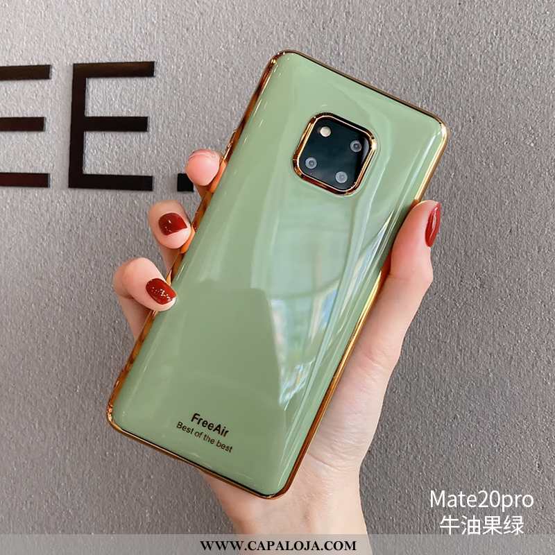 Capa Huawei Mate 20 Pro Slim Cinza Vaca De Grau Verde, Capas Huawei Mate 20 Pro Soft Venda