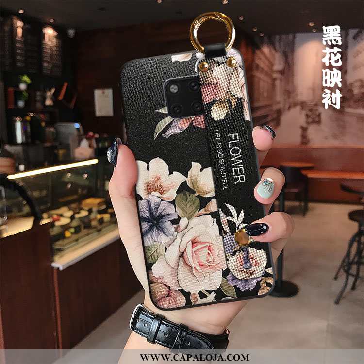 Capa Huawei Mate 20 Pro Tendencia Wrisband Feminino Personalizado Preto, Capas Huawei Mate 20 Pro Pr