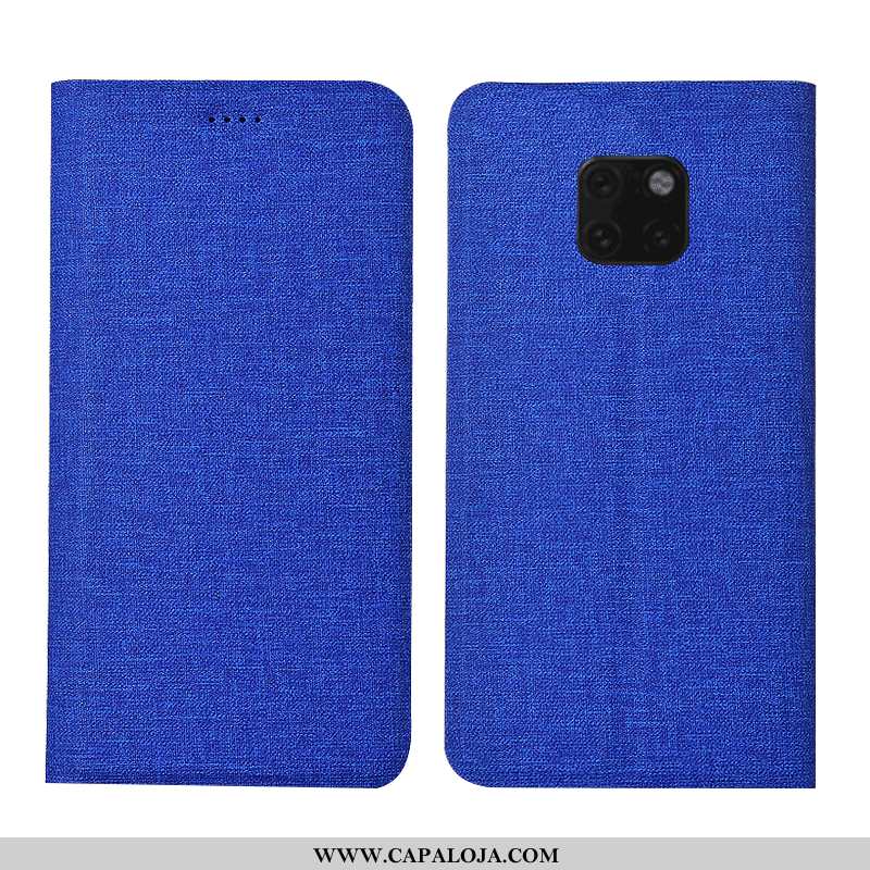 Capa Huawei Mate 20 Rs Couro Capas Azul Telemóvel, Huawei Mate 20 Rs Cases Comprar