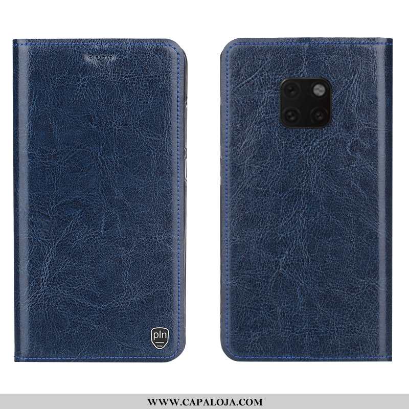 Capa Huawei Mate 20 Rs Couro Capas Telemóvel Completa Cinza, Huawei Mate 20 Rs Protetoras Barato