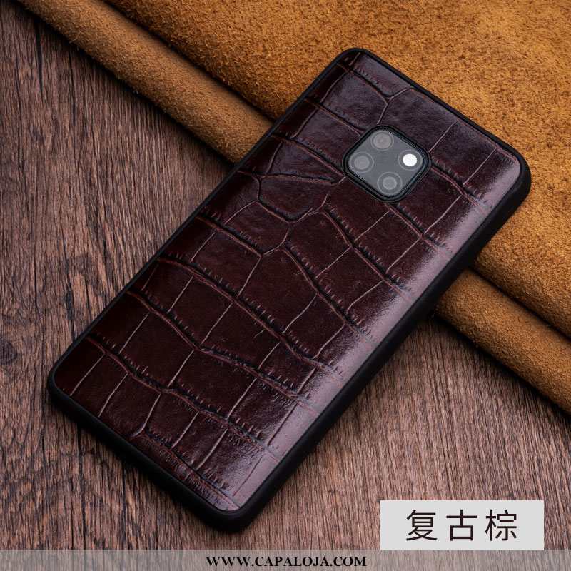 Capa Huawei Mate 20 Rs Luxo Antiqueda Cases Capas Azul, Huawei Mate 20 Rs Couro Legitimo Venda