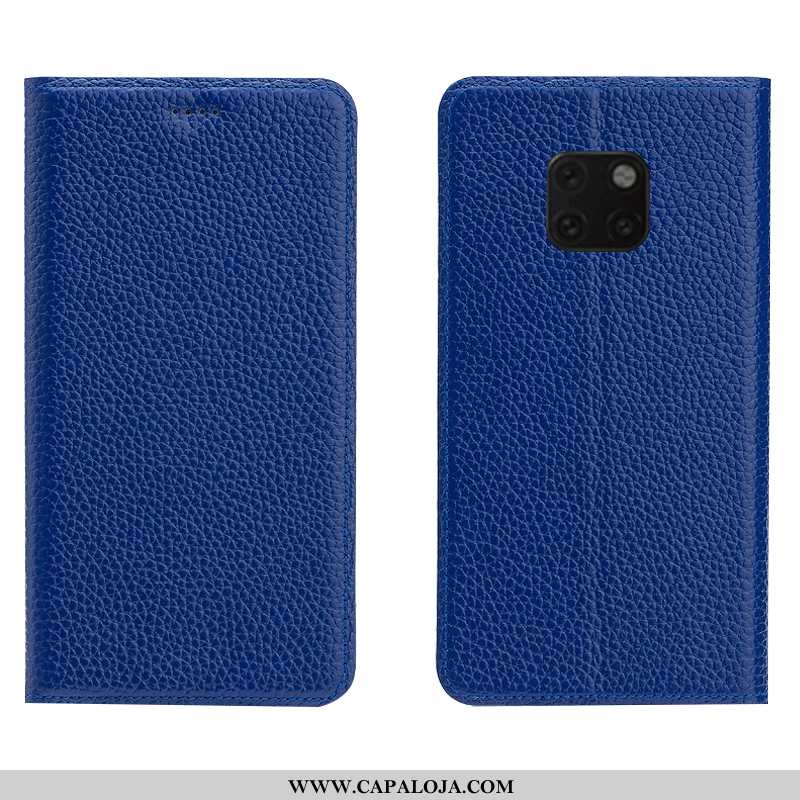 Capa Huawei Mate 20 Rs Protetoras Capas Tigrada Telemóvel Azul, Huawei Mate 20 Rs Couro Legitimo Pro