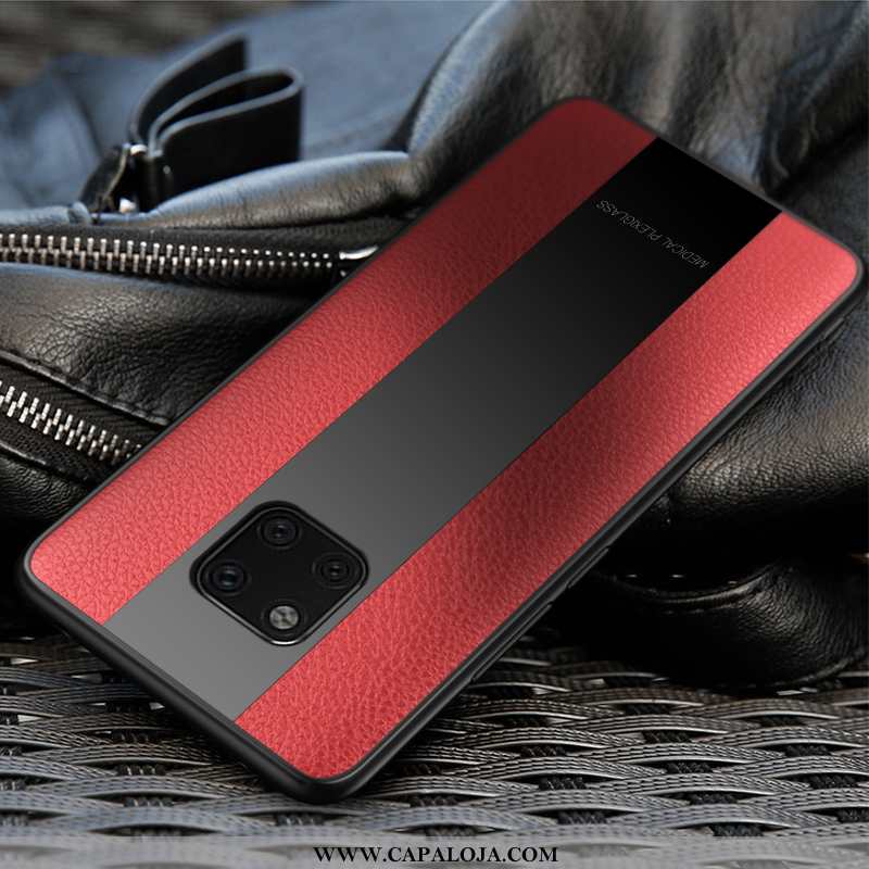 Capa Huawei Mate 20 Rs Protetoras Couro Antiqueda Tendencia Vermelho, Capas Huawei Mate 20 Rs Vidro 