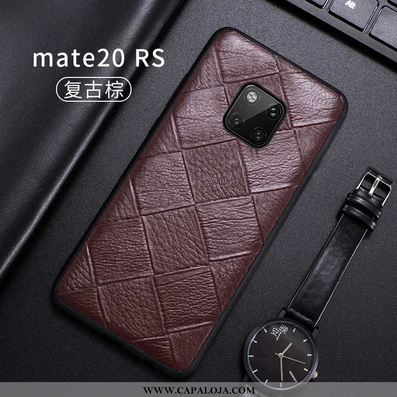 Capa Huawei Mate 20 Rs Tendencia Antiqueda Completa Feminino Castanho, Capas Huawei Mate 20 Rs Soft 