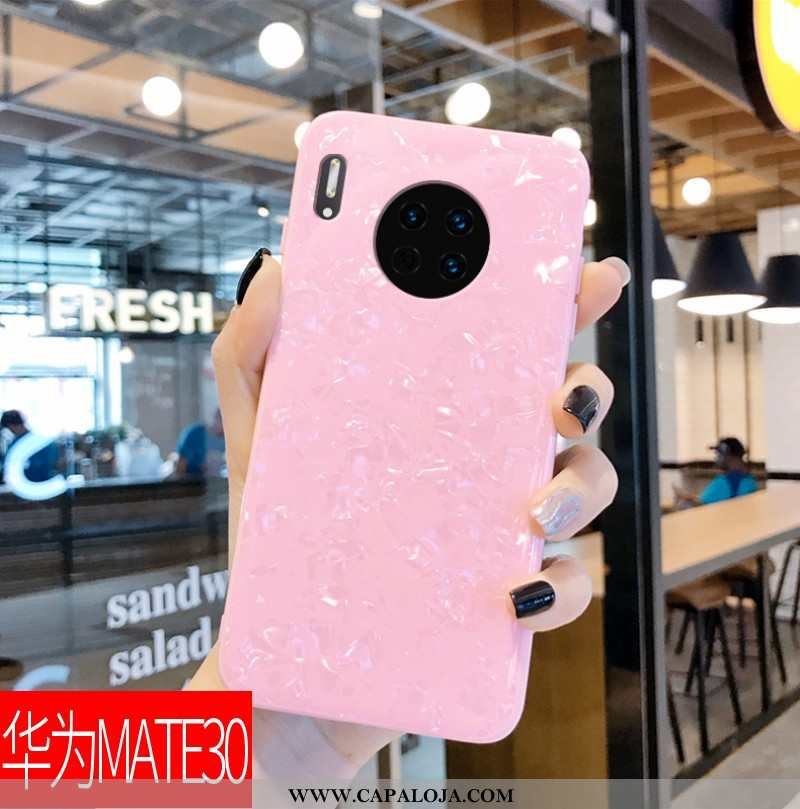 Capa Huawei Mate 30 Bonitos Telemóvel Feminino Frente Rosa, Capas Huawei Mate 30 Shell Baratos