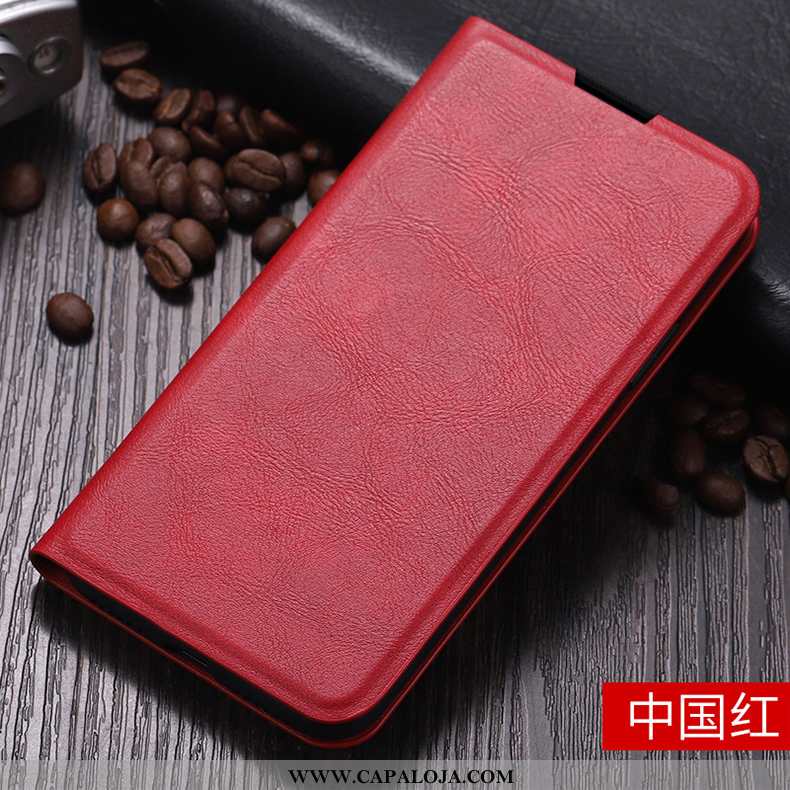 Capa Huawei Mate 30 Couro Masculino Telemóvel Capas Vermelho, Huawei Mate 30 Tendencia Baratos