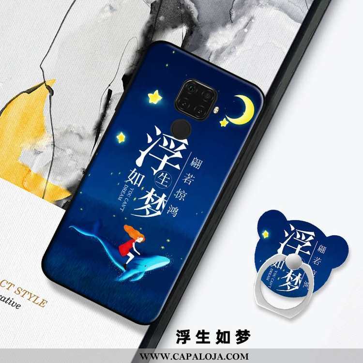 Capa Huawei Mate 30 Lite Moda Telemóvel Capas Antiqueda Azul, Huawei Mate 30 Lite Cordao Baratas