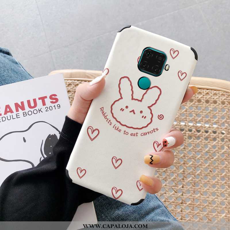 Capa Huawei Mate 30 Lite Personalizada Telemóvel Antiqueda Silicone Branco, Capas Huawei Mate 30 Lit