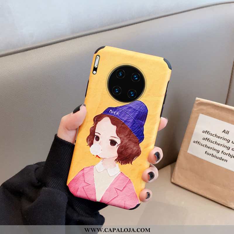 Capa Huawei Mate 30 Originais Cases Telemóvel Capas Amarelo, Huawei Mate 30 Soft Online