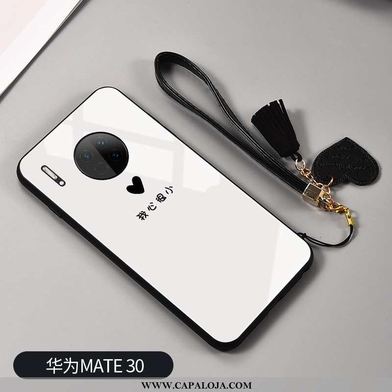 Capa Huawei Mate 30 Personalizada Vidro Casal Silicone Preto, Capas Huawei Mate 30 Protetoras Barato