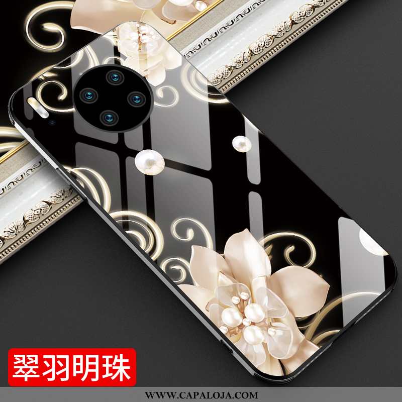 Capa Huawei Mate 30 Pro Personalizada Series Floral Branco, Capas Huawei Mate 30 Pro Criativas Onlin