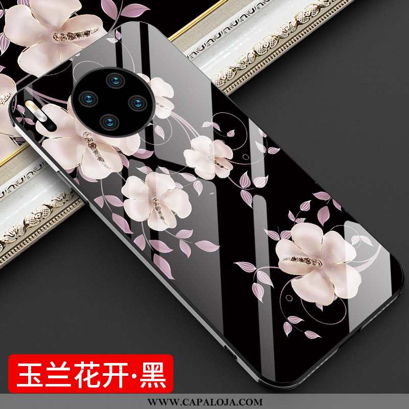 Capa Huawei Mate 30 Pro Personalizada Series Floral Branco, Capas Huawei Mate 30 Pro Criativas Onlin