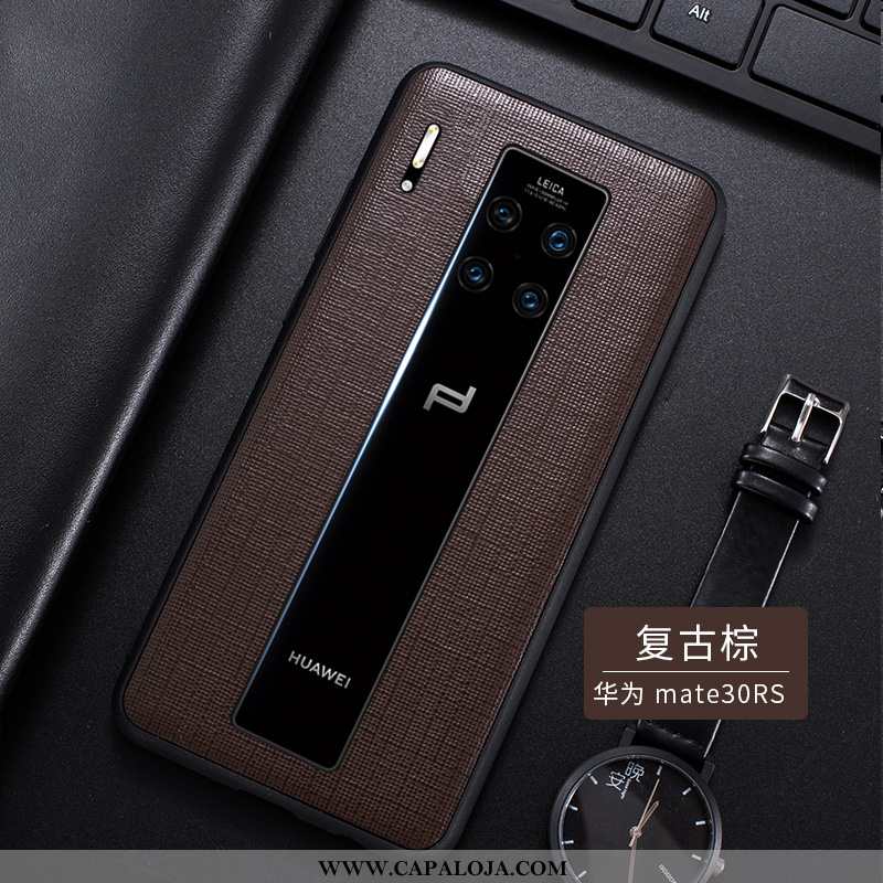 Capa Huawei Mate 30 Rs Protetoras Vaca Capas Masculino Castanho, Huawei Mate 30 Rs Luxo Venda