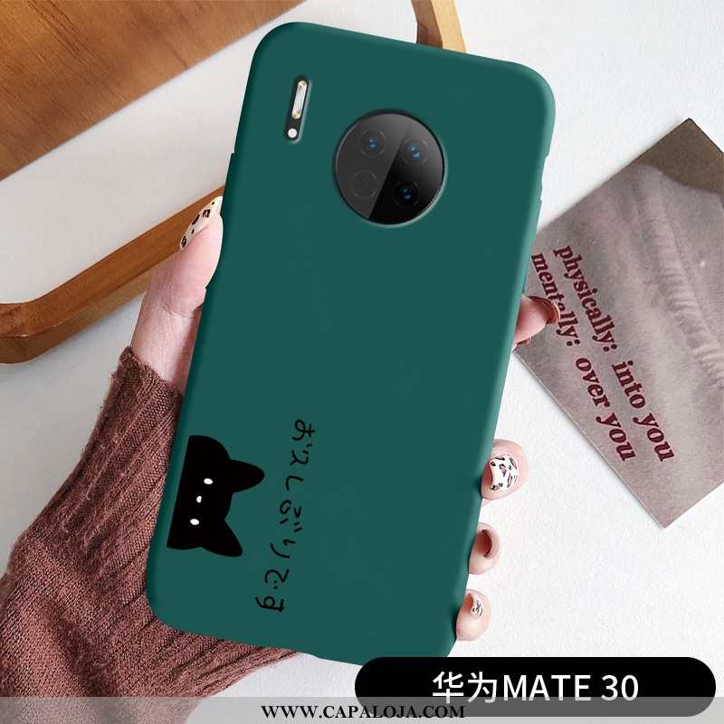 Capa Huawei Mate 30 Silicone Completa Criativas Verão Verde, Capas Huawei Mate 30 Fosco Baratas