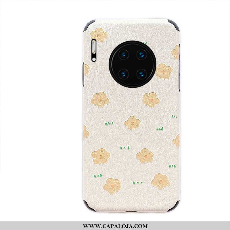 Capa Huawei Mate 30 Silicone Telemóvel Pequena Capas Branco, Huawei Mate 30 Fosco Barato