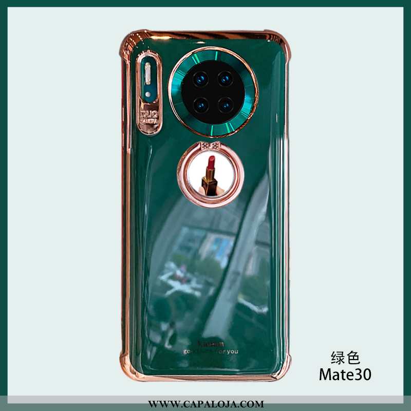 Capa Huawei Mate 30 Silicone Telemóvel Suporte Antiqueda Vermelho, Capas Huawei Mate 30 Personalizad