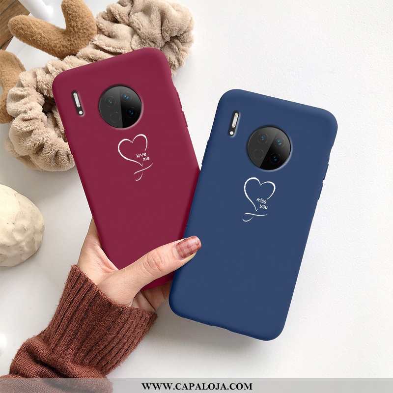 Capa Huawei Mate 30 Soft Pequena Telemóvel Estilosas Azul, Capas Huawei Mate 30 Protetoras Baratos