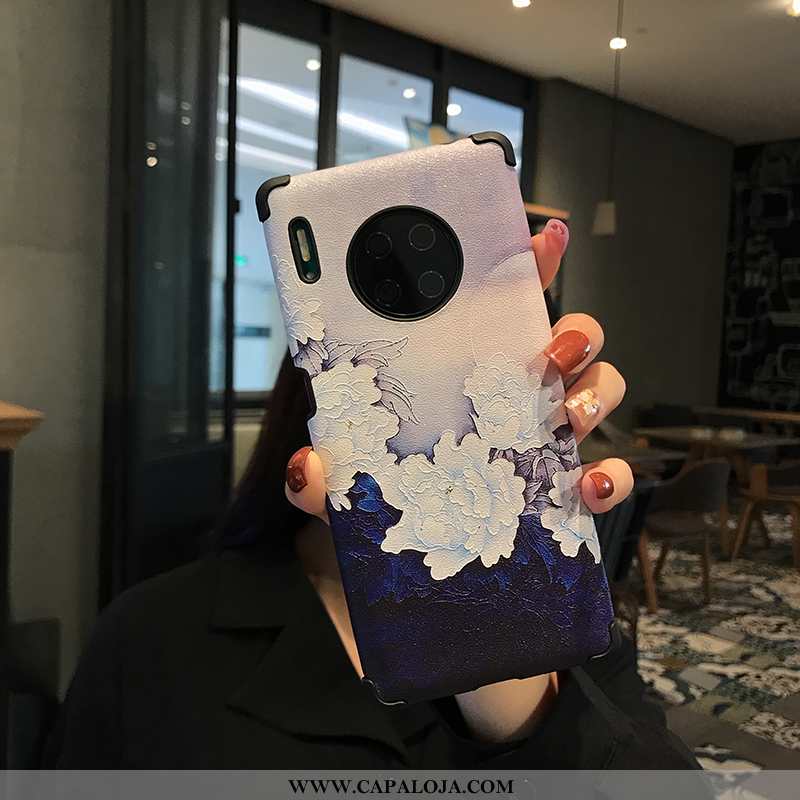 Capa Huawei Mate 30 Tendencia Cases Impacto Capas Azul, Huawei Mate 30 Soft Venda