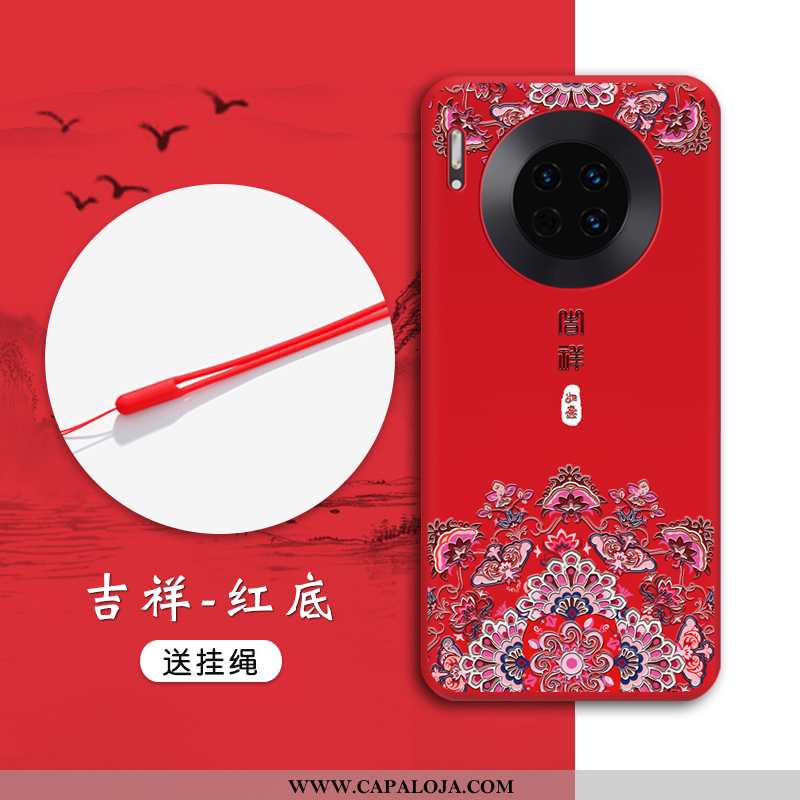 Capa Huawei Mate 30 Tendencia Cases Midi Telemóvel Vermelho, Capas Huawei Mate 30 Soft Comprar