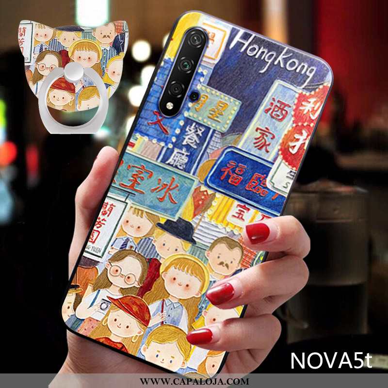 Capa Huawei Nova 5t Bonitos Soft Capas Masculino Azul, Huawei Nova 5t Tendencia Baratas