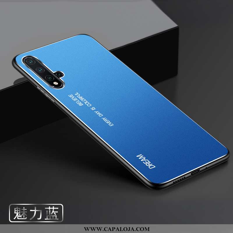 Capa Huawei Nova 5t Metalica Telemóvel Cases Prata, Capas Huawei Nova 5t Fosco Barato