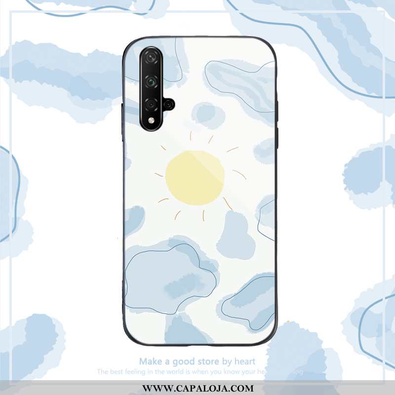 Capa Huawei Nova 5t Protetoras Verde Criativas Desenho Animado Rosa, Capas Huawei Nova 5t Vidro Comp