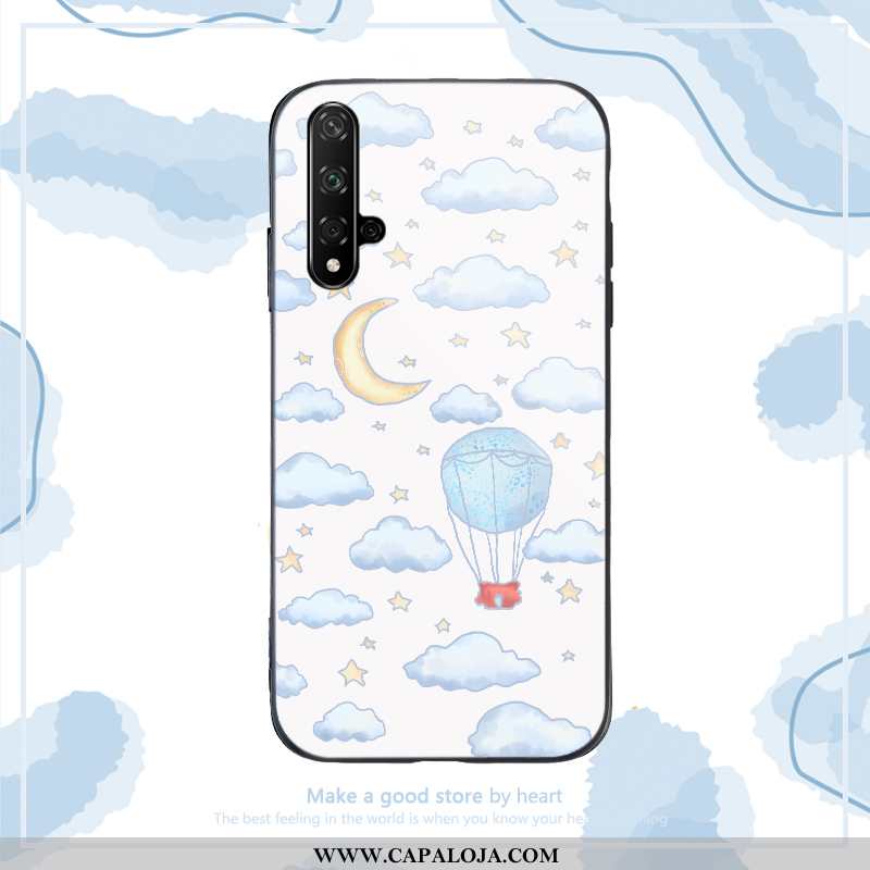 Capa Huawei Nova 5t Protetoras Verde Criativas Desenho Animado Rosa, Capas Huawei Nova 5t Vidro Comp