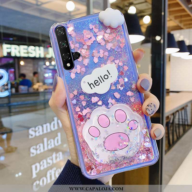 Capa Huawei Nova 5t Soft Capas Primavera Catinet Roxo, Huawei Nova 5t Estilosas Venda