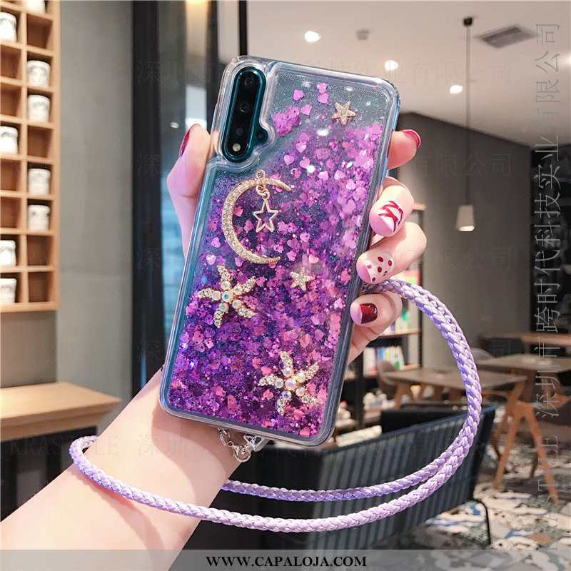 Capa Huawei Nova 5t Soft Cases Roxa Diamond Roxo, Capas Huawei Nova 5t Telemóvel Promoção