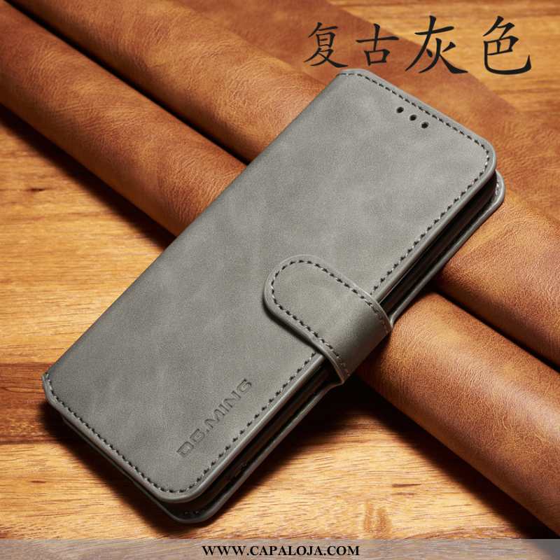 Capa Huawei Nova 5t Vintage Cover Business Cinza, Capas Huawei Nova 5t Couro Comprar