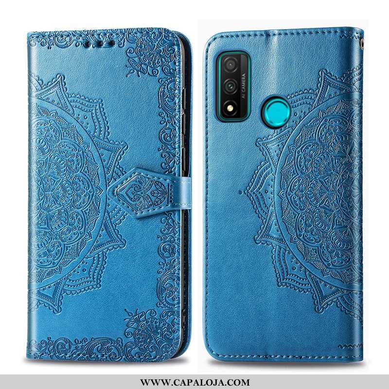 Capa Huawei P Smart 2020 Couro Telemóvel Capas Cases Cinza, Huawei P Smart 2020 Antiqueda Barato