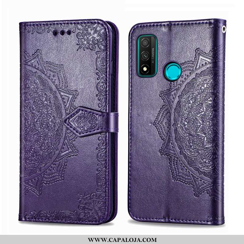 Capa Huawei P Smart 2020 Couro Telemóvel Capas Cases Cinza, Huawei P Smart 2020 Antiqueda Barato