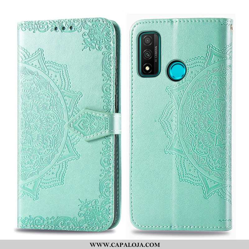 Capa Huawei P Smart 2020 Couro Telemóvel Capas Cases Cinza, Huawei P Smart 2020 Antiqueda Barato