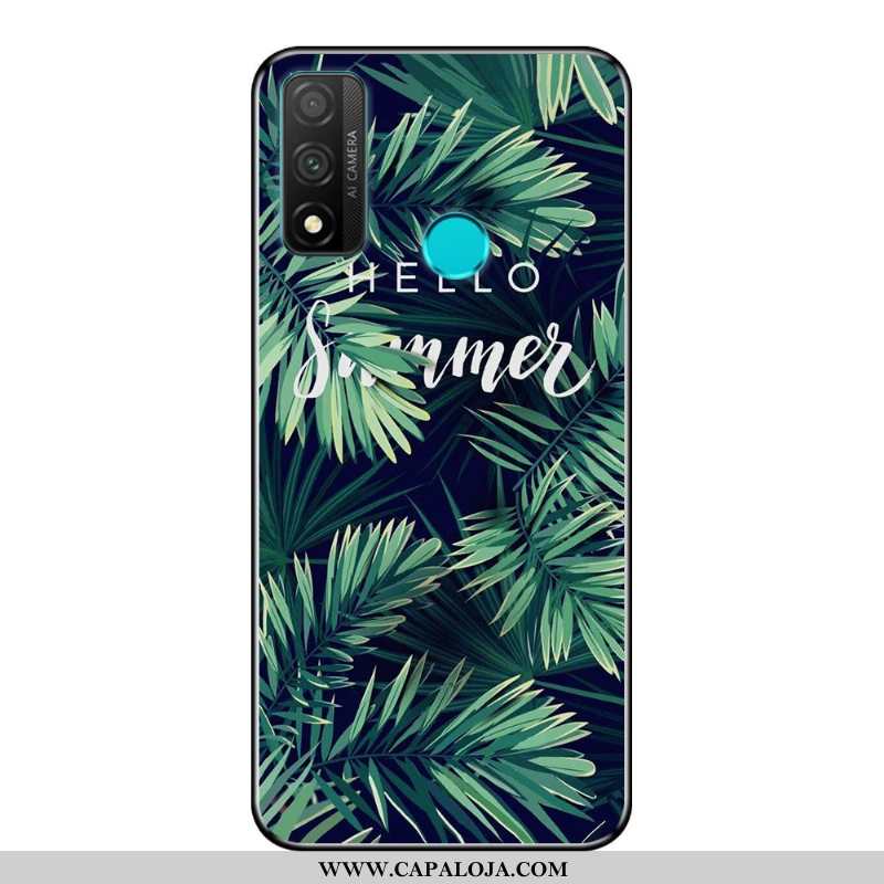 Capa Huawei P Smart 2020 Desenho Animado Preto Azul Antiqueda, Capas Huawei P Smart 2020 Soft Venda