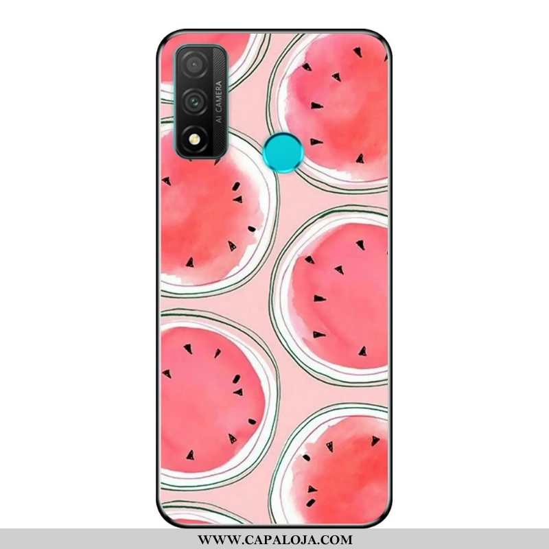 Capa Huawei P Smart 2020 Desenho Animado Telemóvel Cases Fosco Azul, Capas Huawei P Smart 2020 Soft 