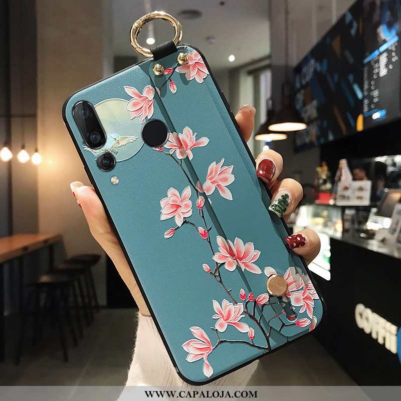 Capa Huawei P Smart+ 2020 Protetoras Telemóvel Wrisband Azul, Capas Huawei P Smart+ 2020 Feminino Co