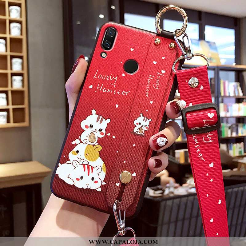 Capa Huawei P Smart 2020 Protetoras Tendencia Telemóvel Desenho Animado Vermelho, Capas Huawei P Sma