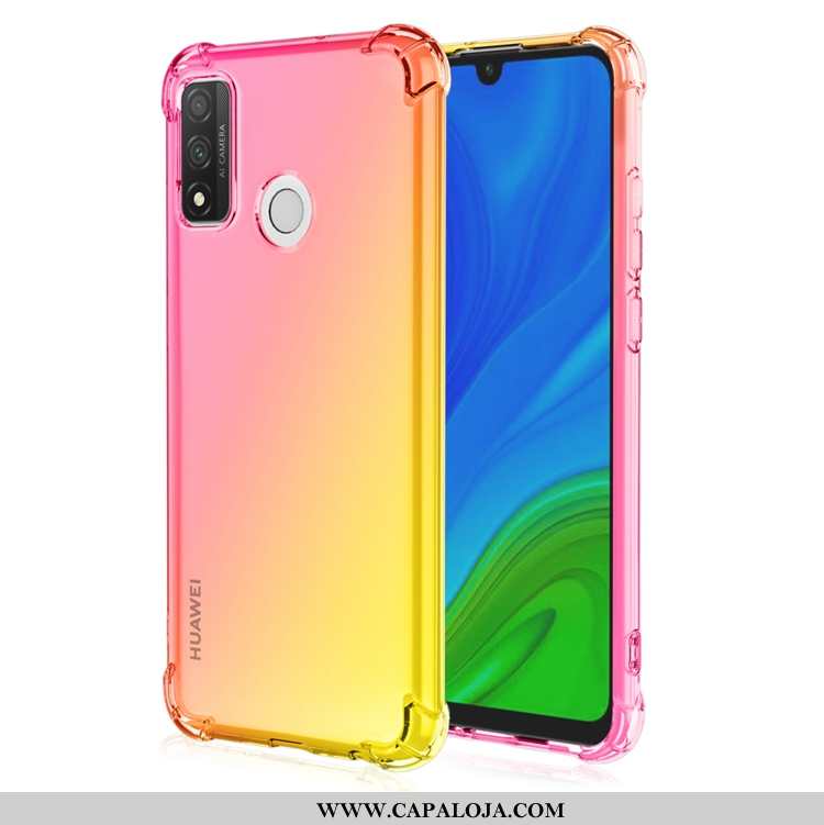 Capa Huawei P Smart 2020 Soft Amarelo Gradiente Antiqueda, Capas Huawei P Smart 2020 Cases Venda