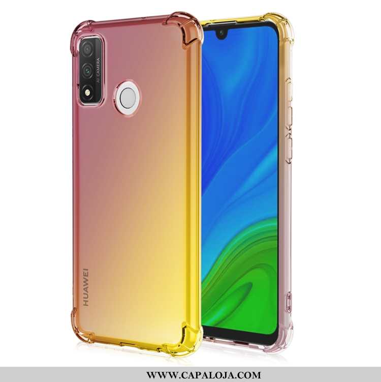 Capa Huawei P Smart 2020 Soft Amarelo Gradiente Antiqueda, Capas Huawei P Smart 2020 Cases Venda