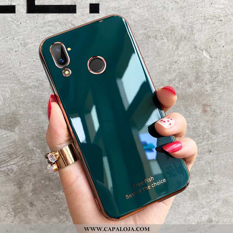 Capa Huawei P Smart 2020 Soft Feminino Verde Vaca Cinza, Capas Huawei P Smart 2020 Silicone Venda