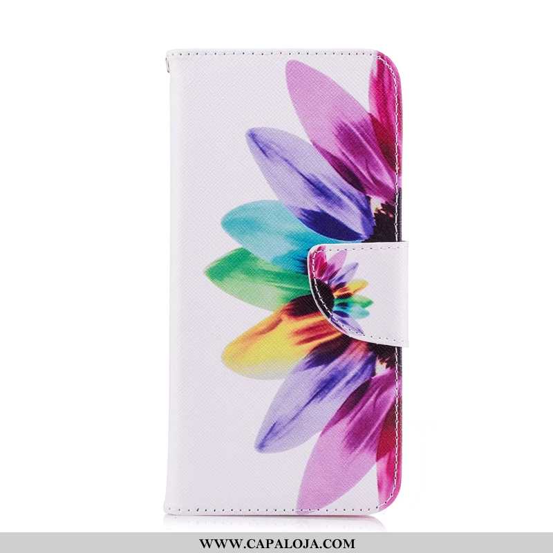 Capa Huawei P Smart Desenho Animado Protetoras Telemóvel Cover Preto, Capas Huawei P Smart Couro Bar