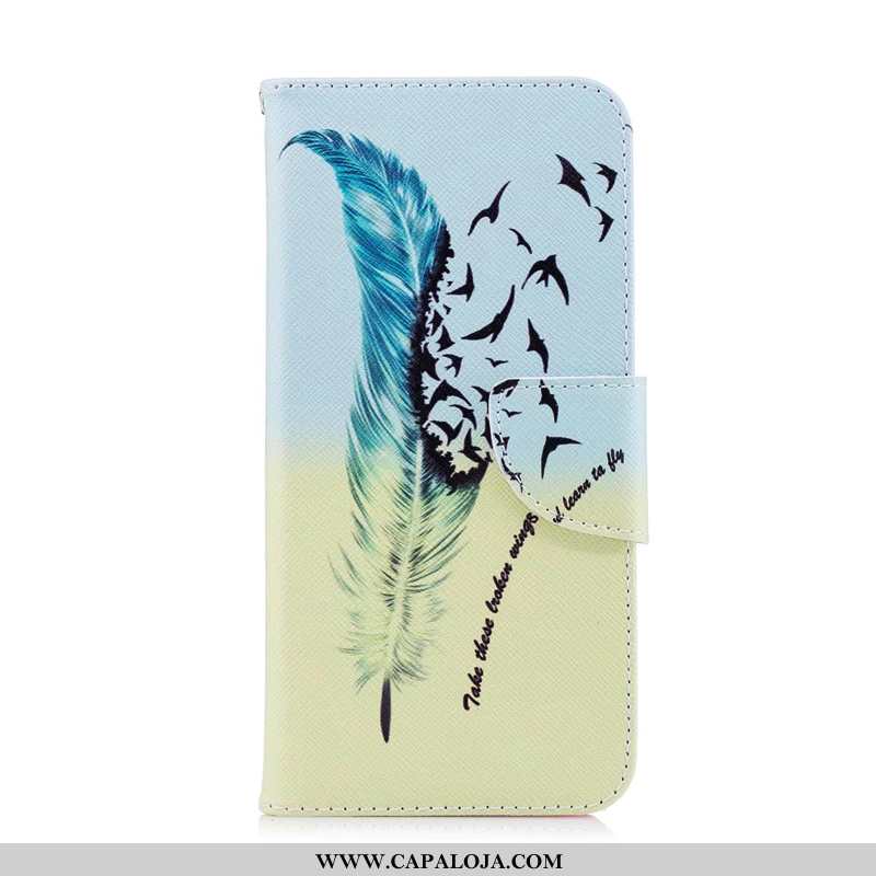 Capa Huawei P Smart Desenho Animado Protetoras Telemóvel Cover Preto, Capas Huawei P Smart Couro Bar