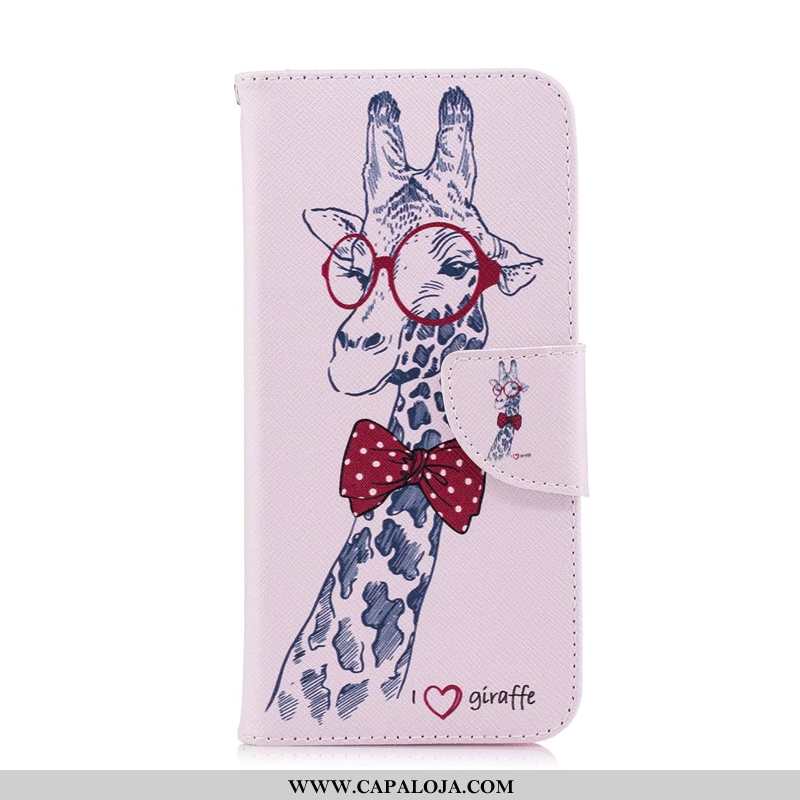 Capa Huawei P Smart Desenho Animado Protetoras Telemóvel Cover Preto, Capas Huawei P Smart Couro Bar