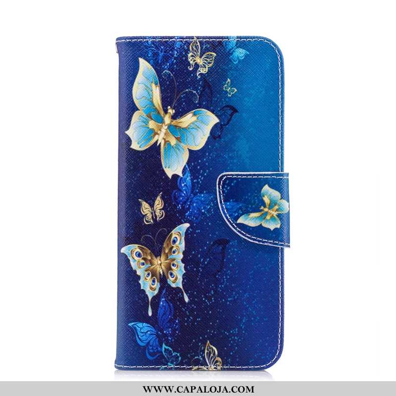 Capa Huawei P Smart Desenho Animado Protetoras Telemóvel Cover Preto, Capas Huawei P Smart Couro Bar