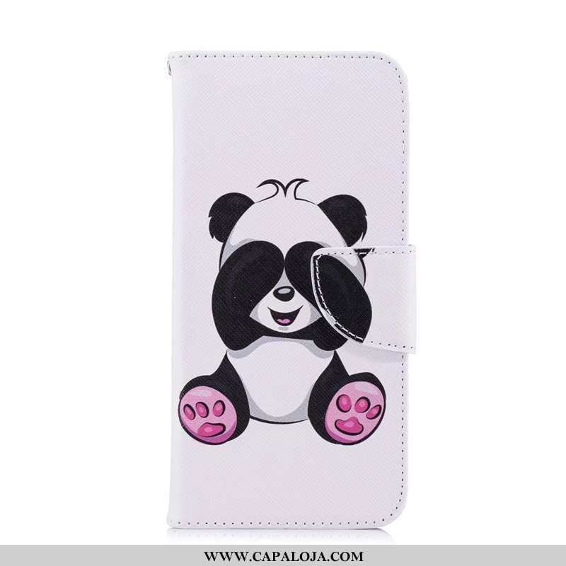 Capa Huawei P Smart Desenho Animado Protetoras Telemóvel Cover Preto, Capas Huawei P Smart Couro Bar