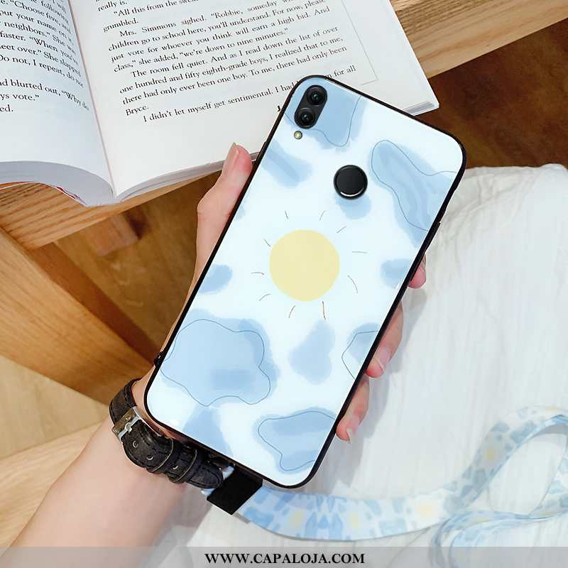 Capa Huawei P Smart+ Fofas Soft Tendencia Criativas Azul, Capas Huawei P Smart+ Slim Online